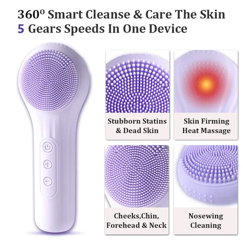Cepillo Facial Limpiador Sónico