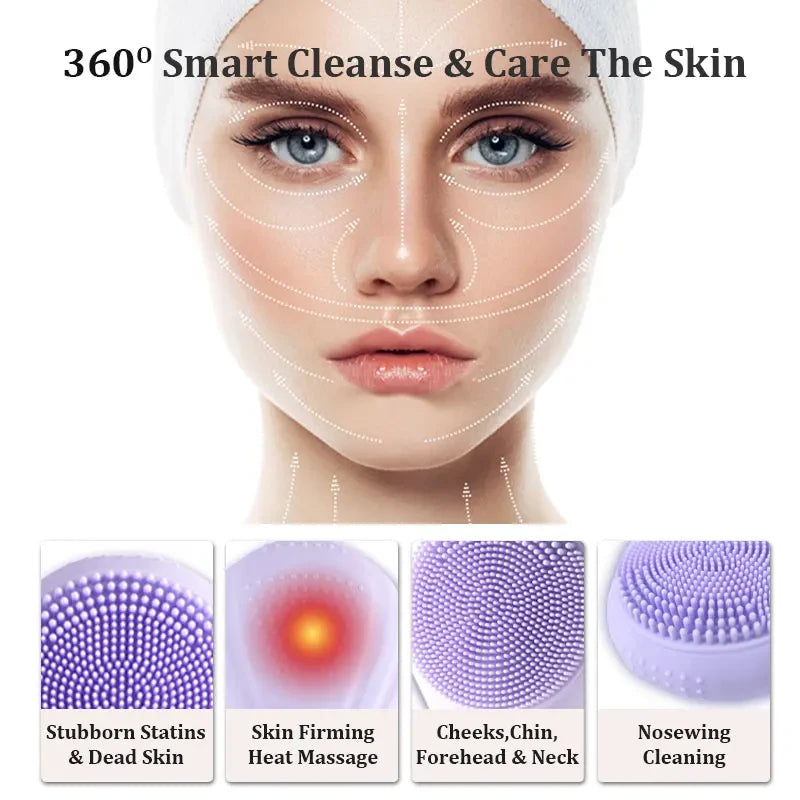 Cepillo Facial Limpiador Sónico